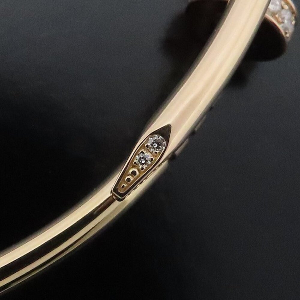 CARTIER Juste un Clou SM Bangle #16, Small Diamond Model, 18KPG, Women's, B60... - Picture 6 of 9